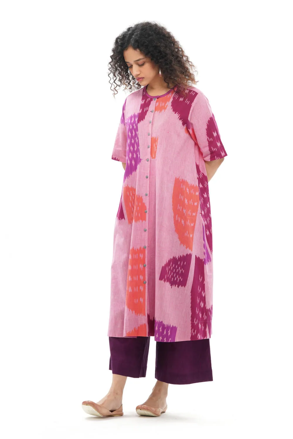 KIKU YOKE DRESS