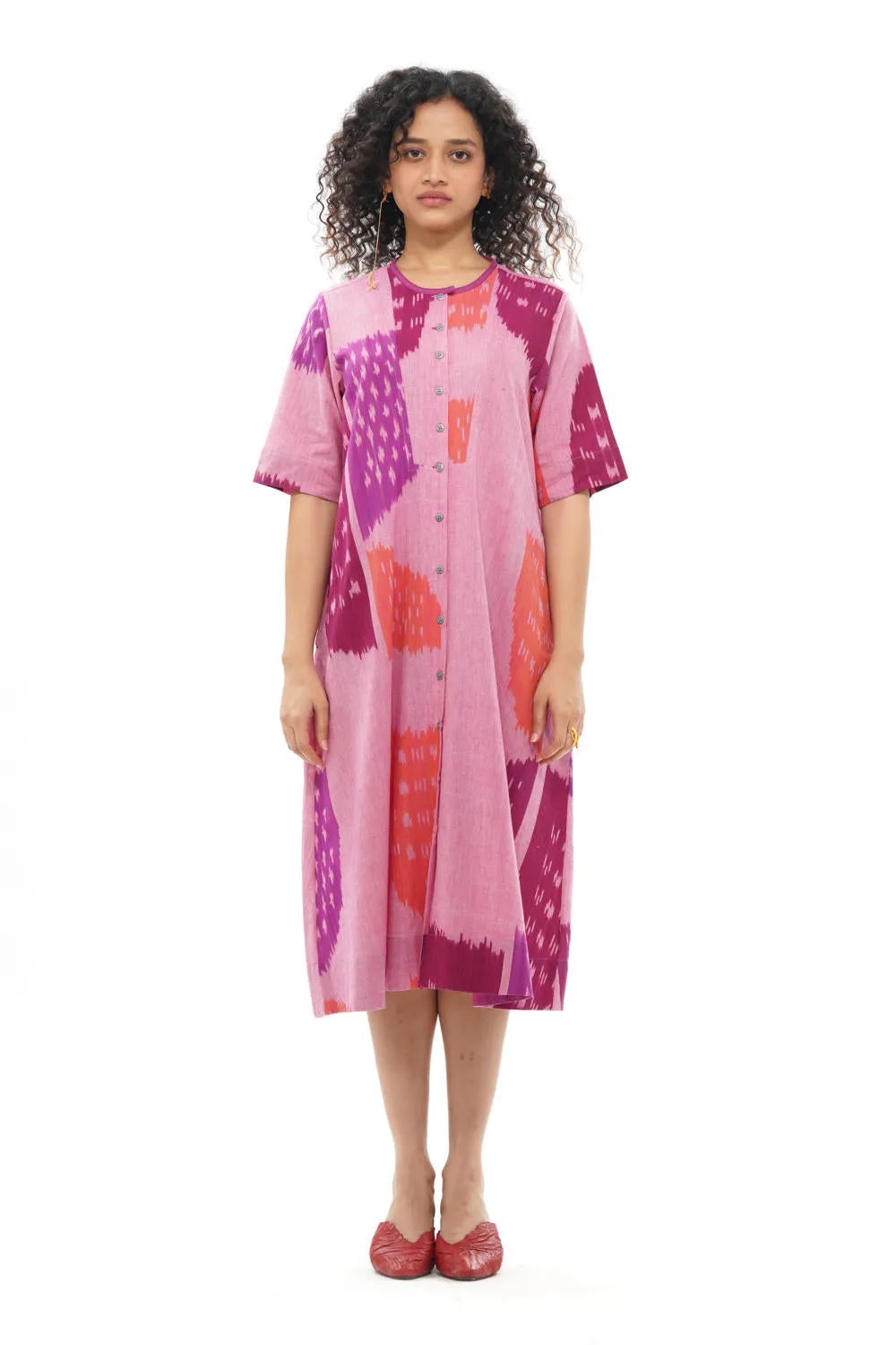 KIKU YOKE DRESS