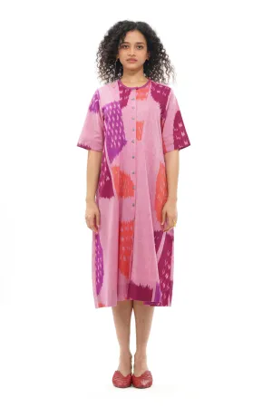 KIKU YOKE DRESS
