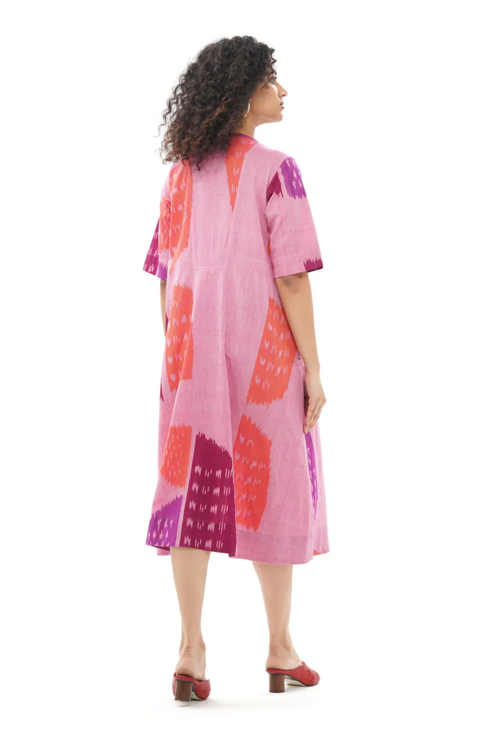 KIKU YOKE DRESS