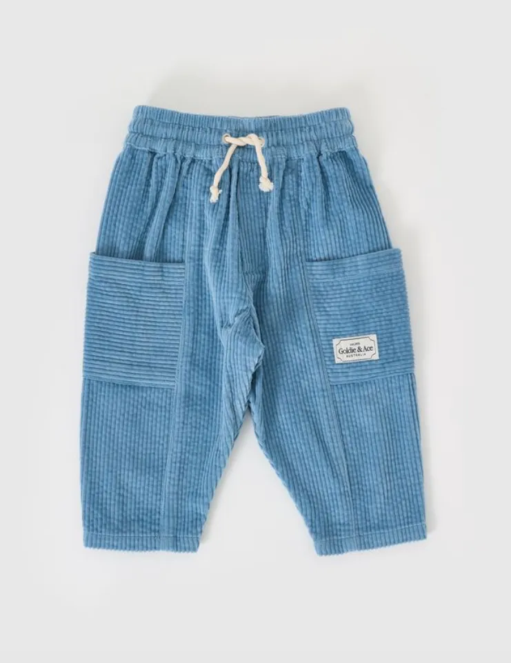 Kit Corduroy Pocket Pant - Duck Egg
