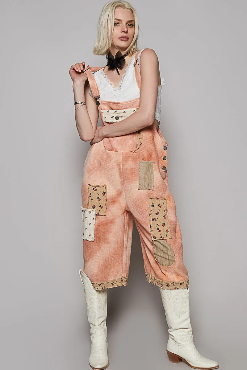 Knit Overalls - Pumpkin
