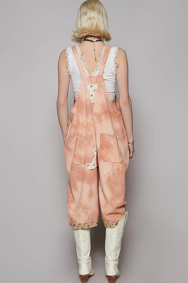 Knit Overalls - Pumpkin