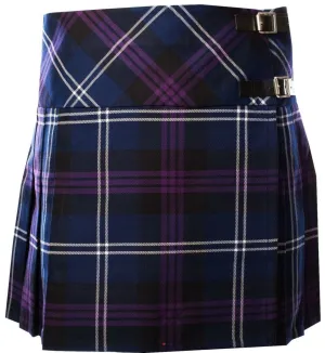 Ladies Billie Mini Tartan Kilt Skirt Heritage of Scotland length 18 inches