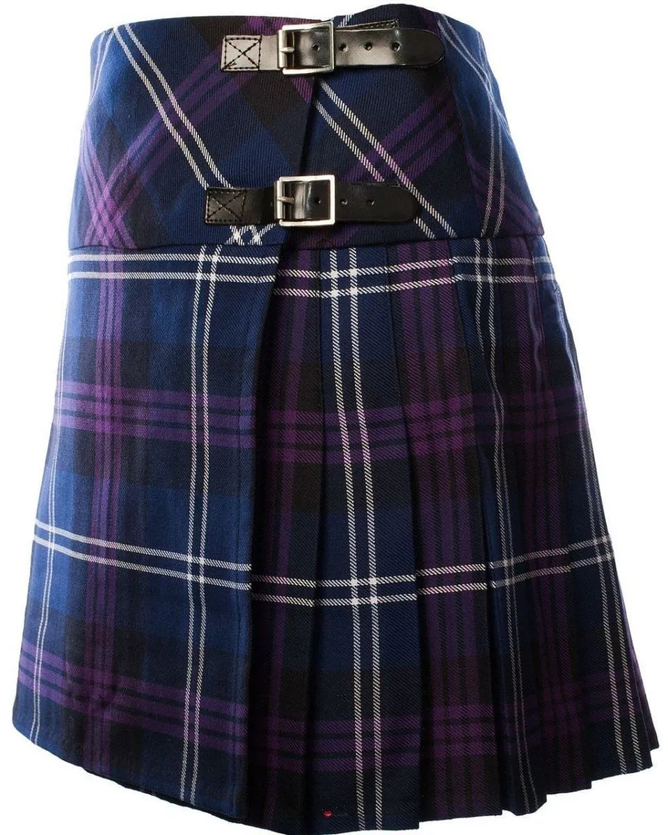 Ladies Billie Mini Tartan Kilt Skirt Heritage of Scotland length 18 inches