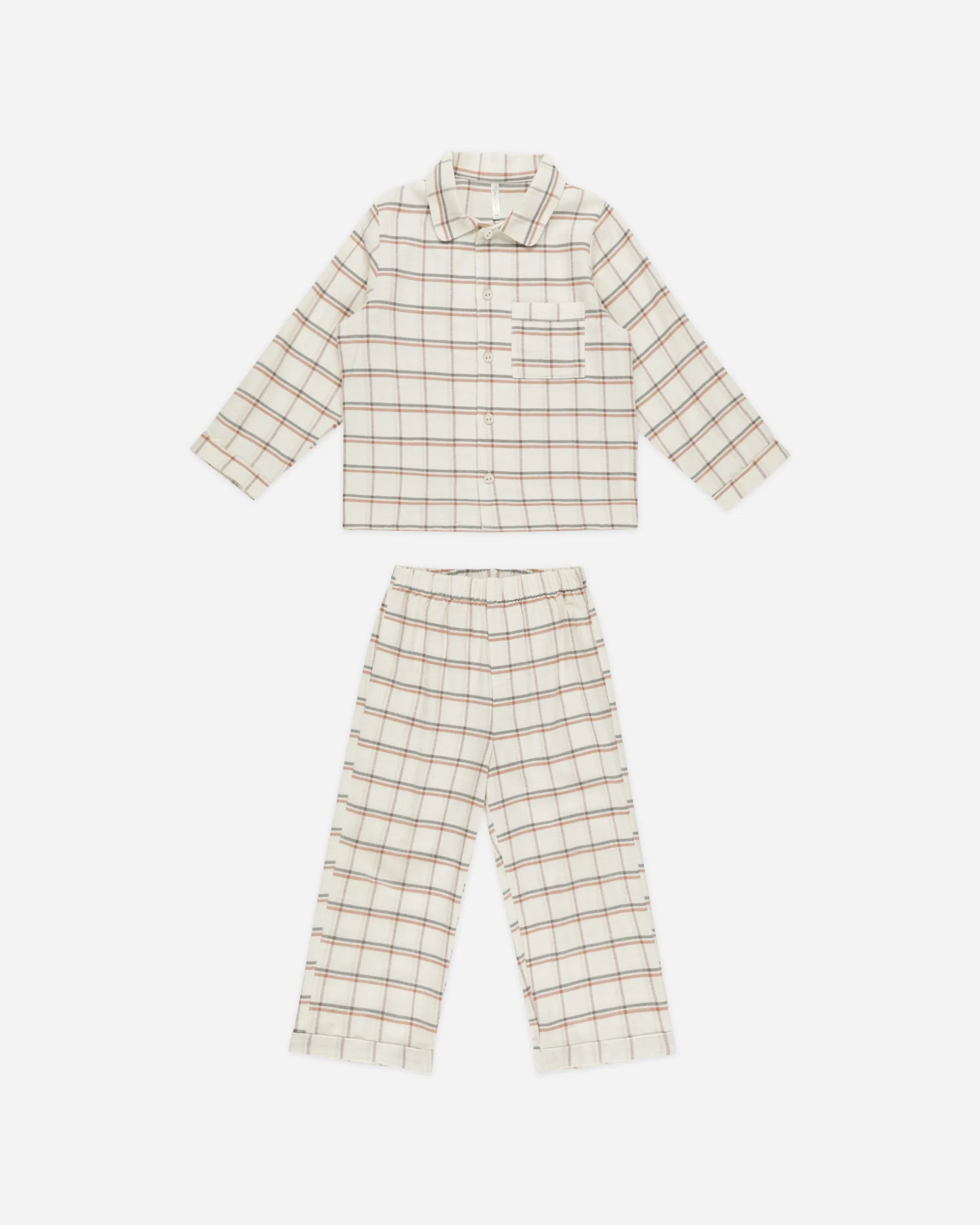 Long Sleeve Pajamas || Holiday Plaid