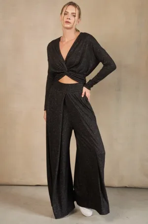 Maronie Charcoal Lounge Sweater Set