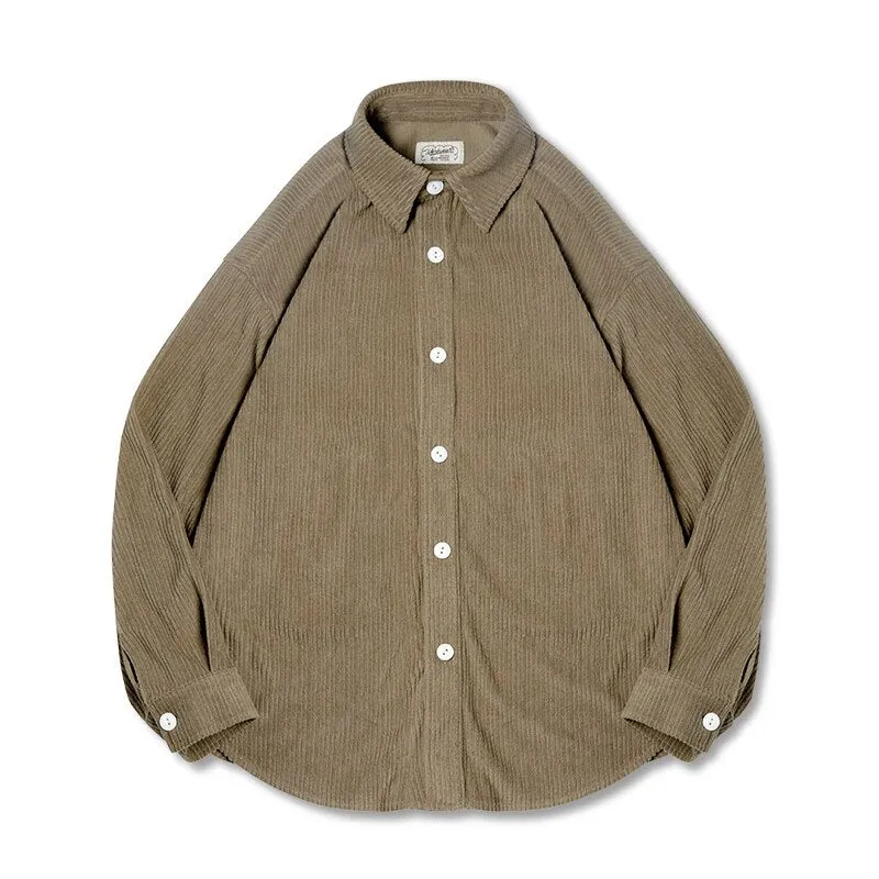 Men's Warm Japanese Corduroy Shirt
