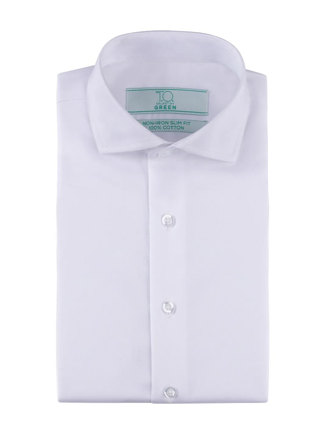 Men's White Non-Iron Dress Shirt