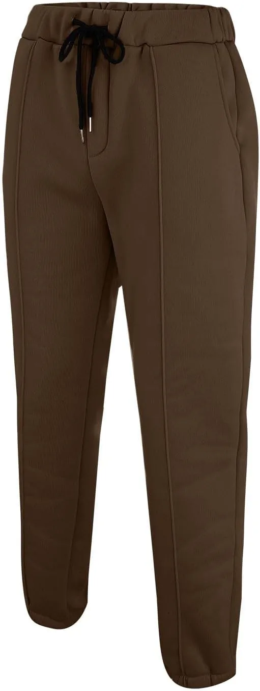 MIDOO Cargo Pants Men Drawstring Chino Cargo Pants Lightweight Hiking Pants Outdoor Twill Track Jogging Sweatpants Pants