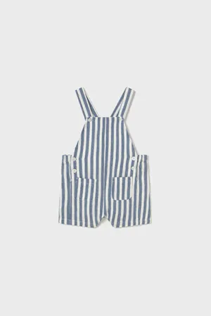 mini boy stripe short overall