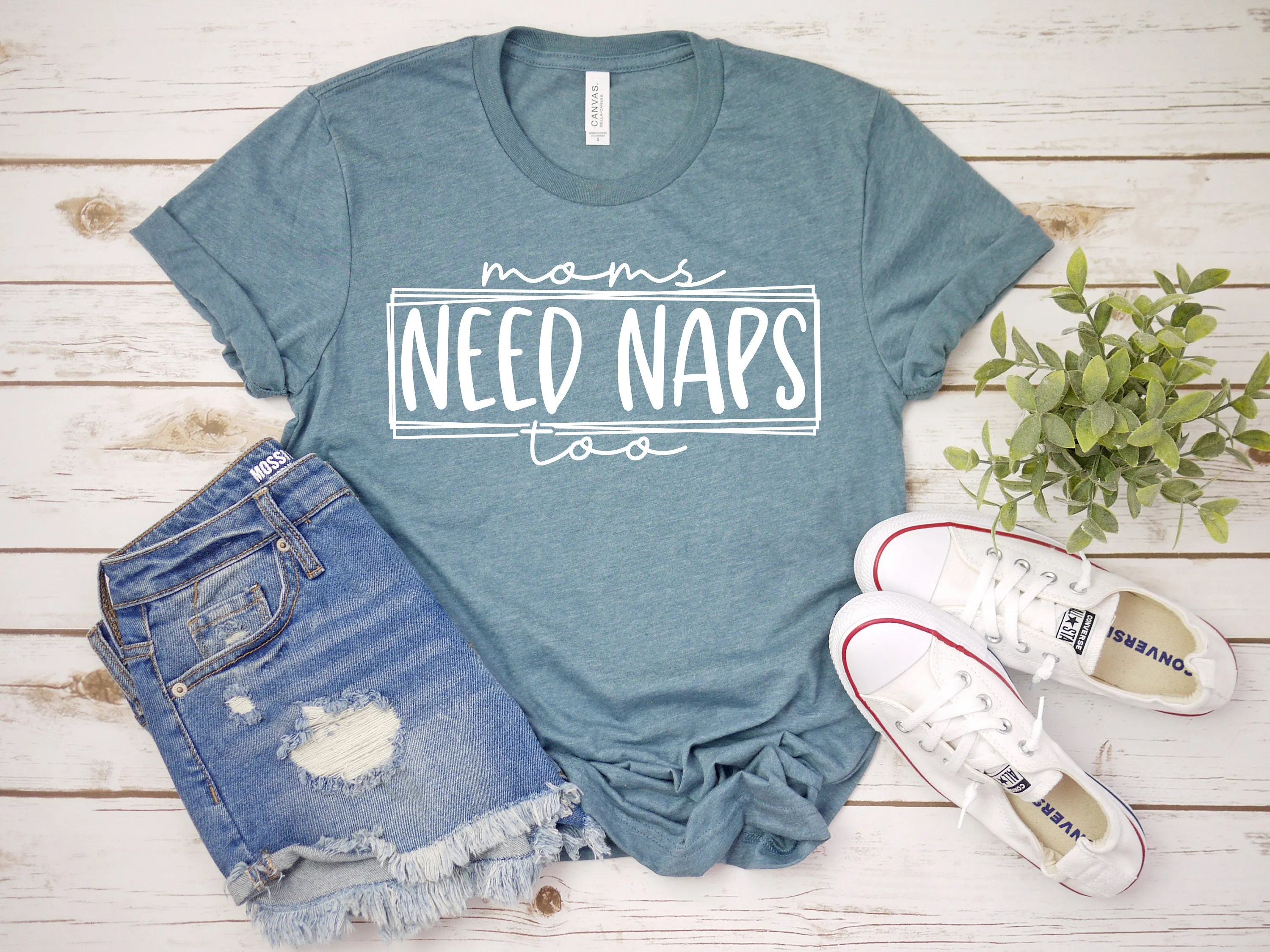 Moms Need Naps Too Adult Unisex T Shirt -Mother's Day Gift Idea  - Mom tee - Funny Mom Shirts