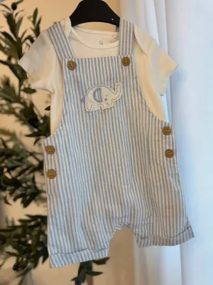 Mothercare Baby Boy 2 Pcs Elephant Overall