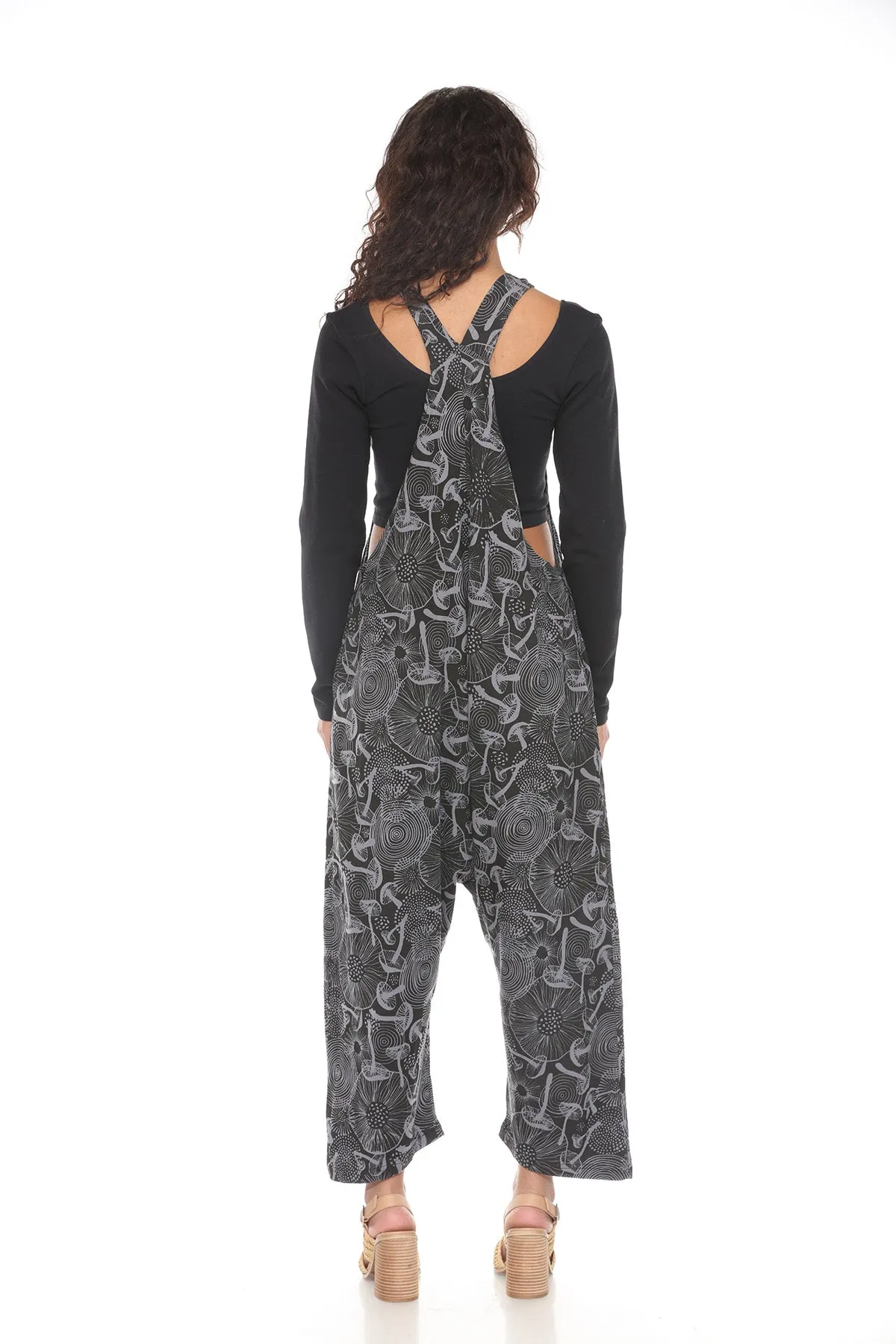 Mushroom Jersey Overalls