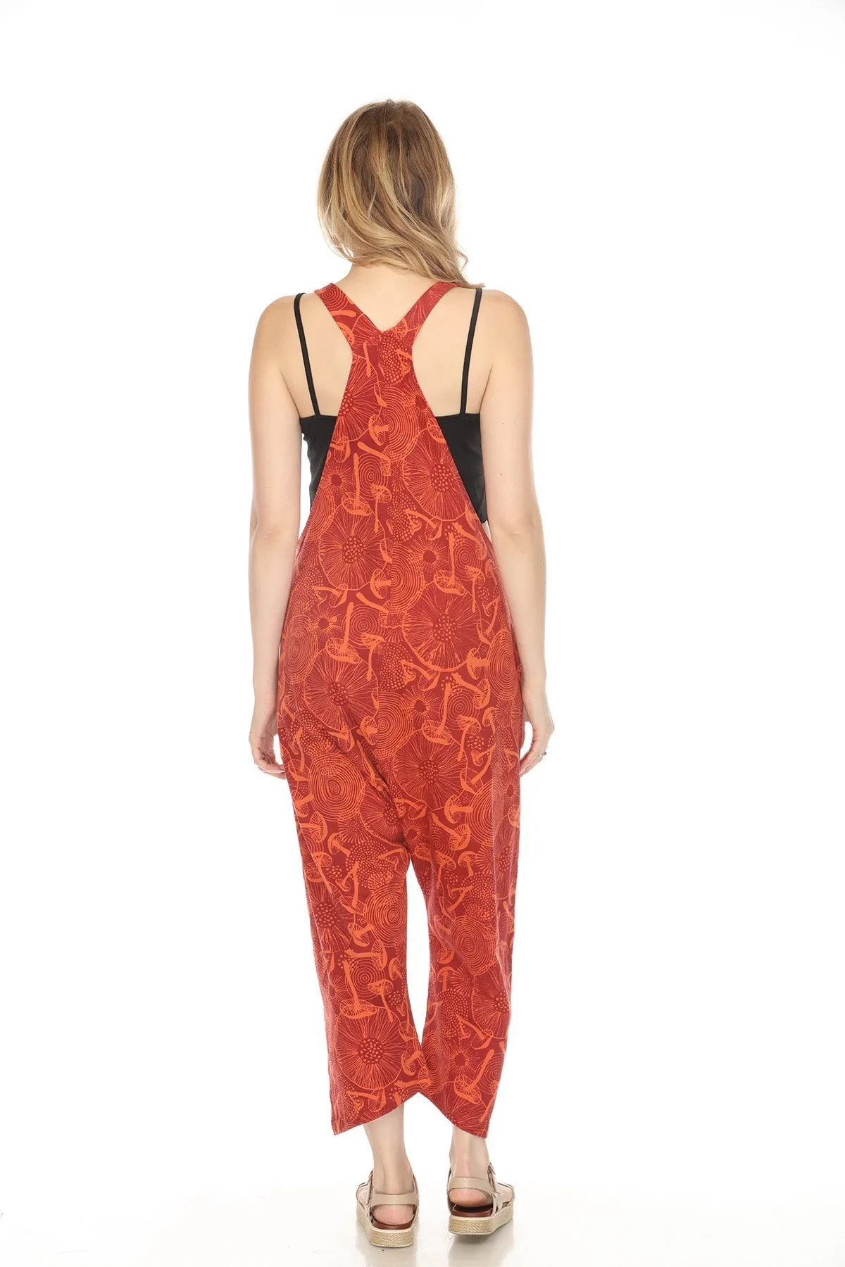 Mushroom Jersey Overalls