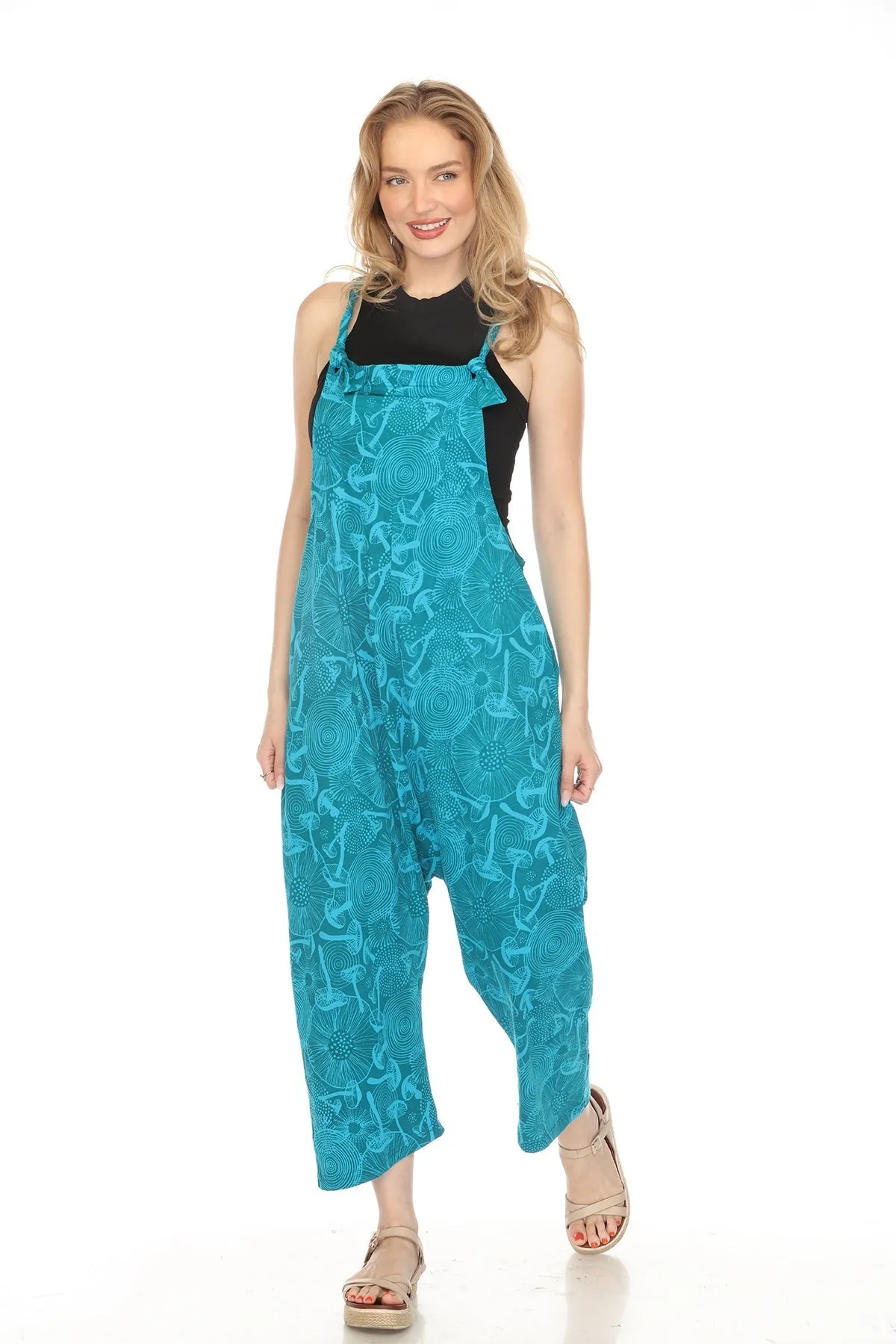 Mushroom Jersey Overalls