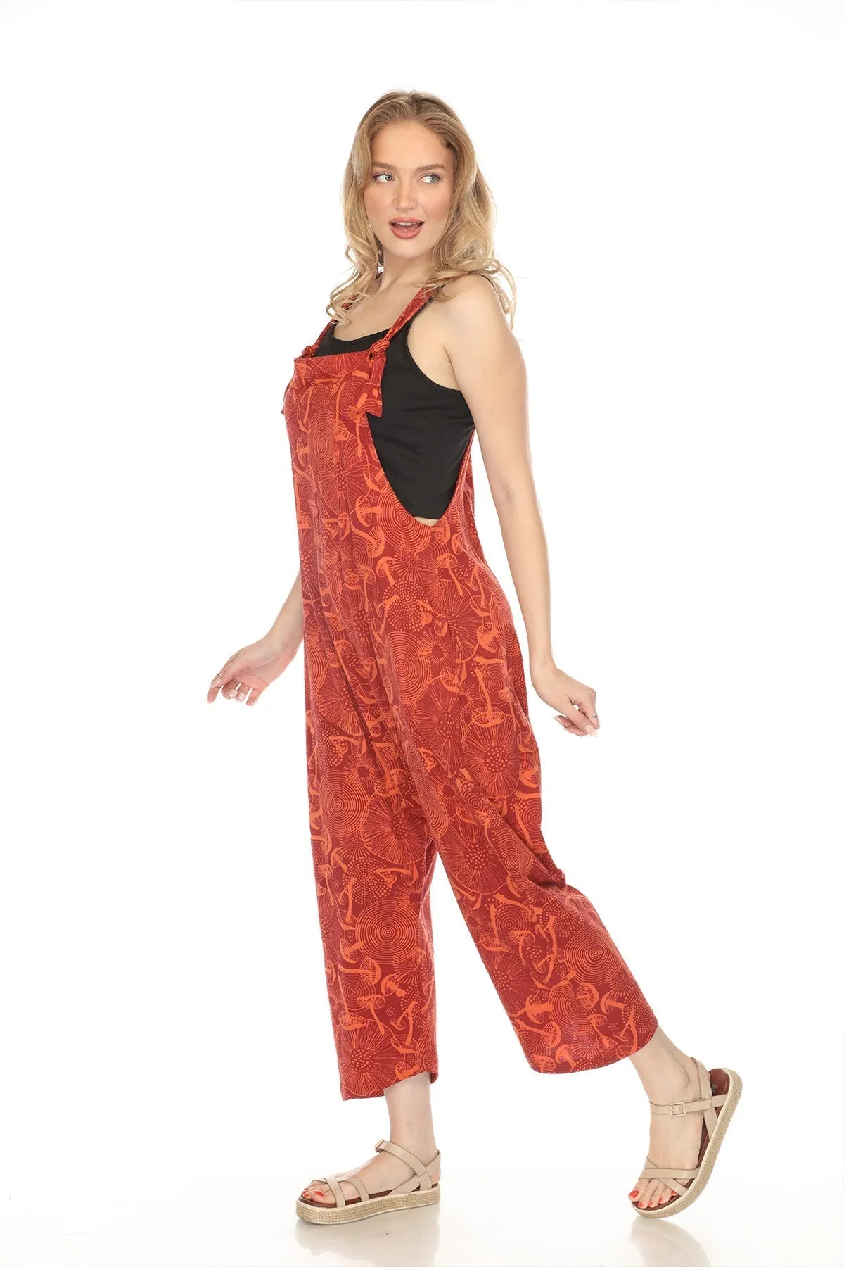 Mushroom Jersey Overalls