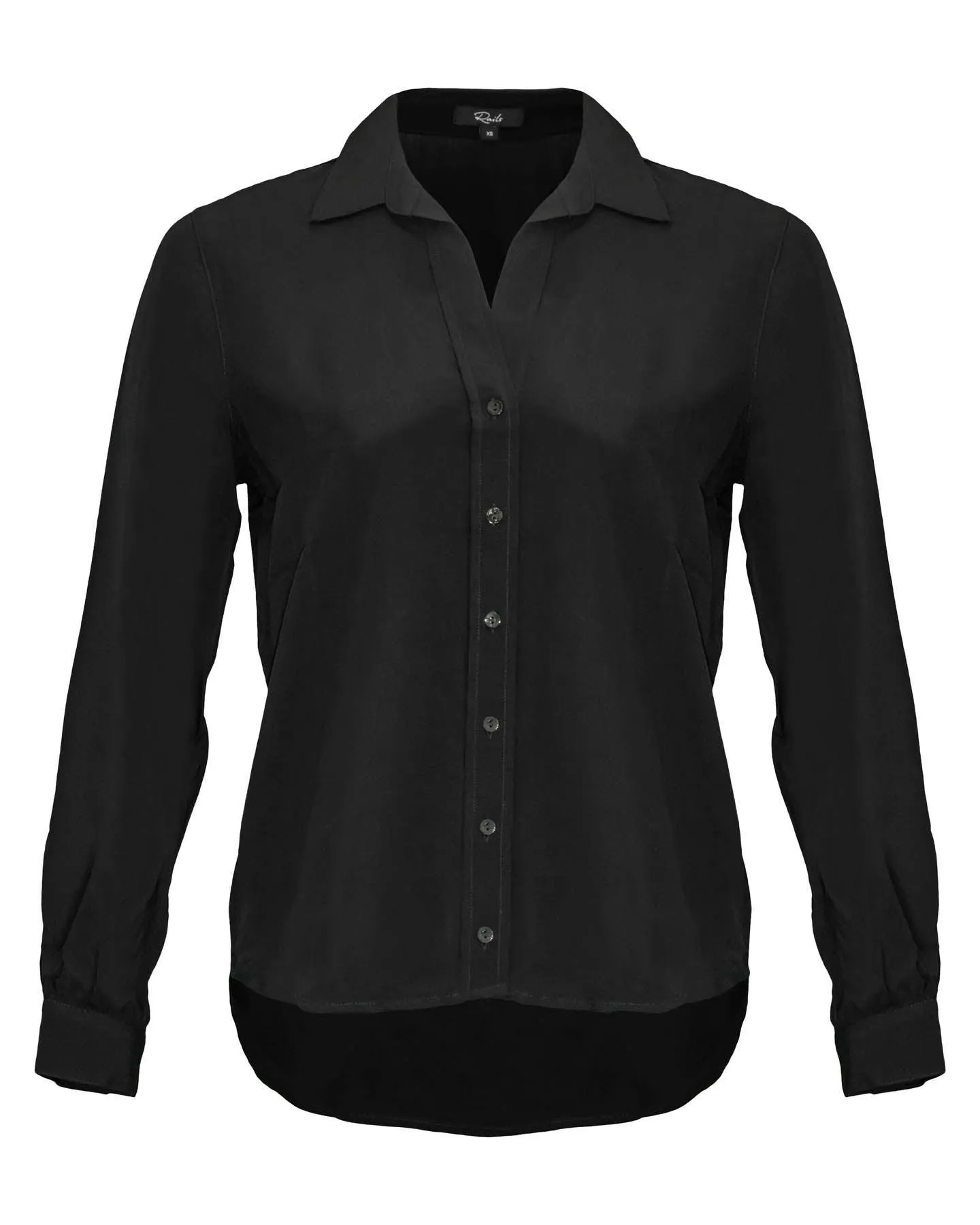 Noemi Button Down Blouse Black