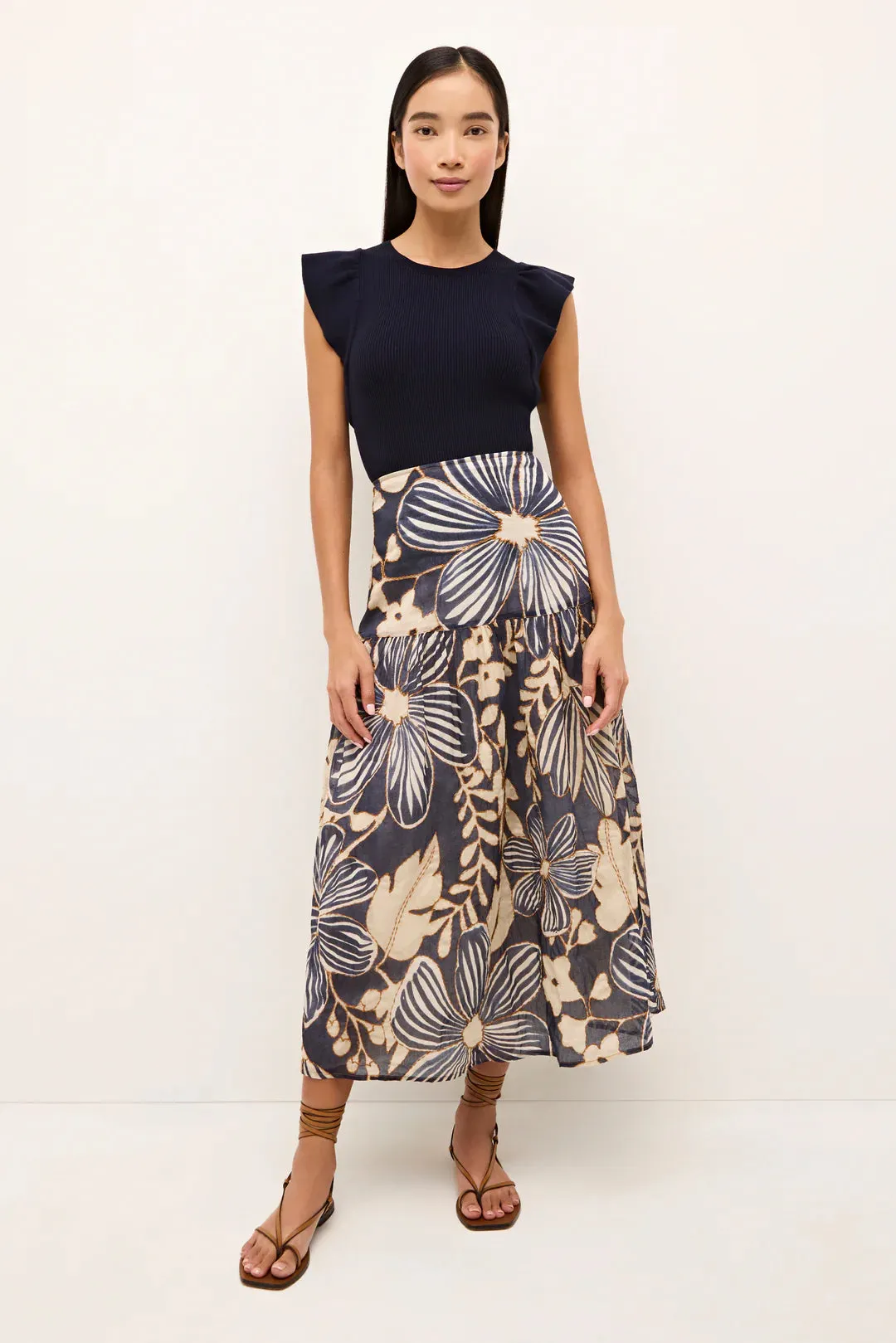 Owens Skirt by Marie Oliver in Moonflower
