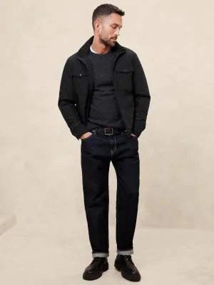 Padded Mock-Neck Jacket