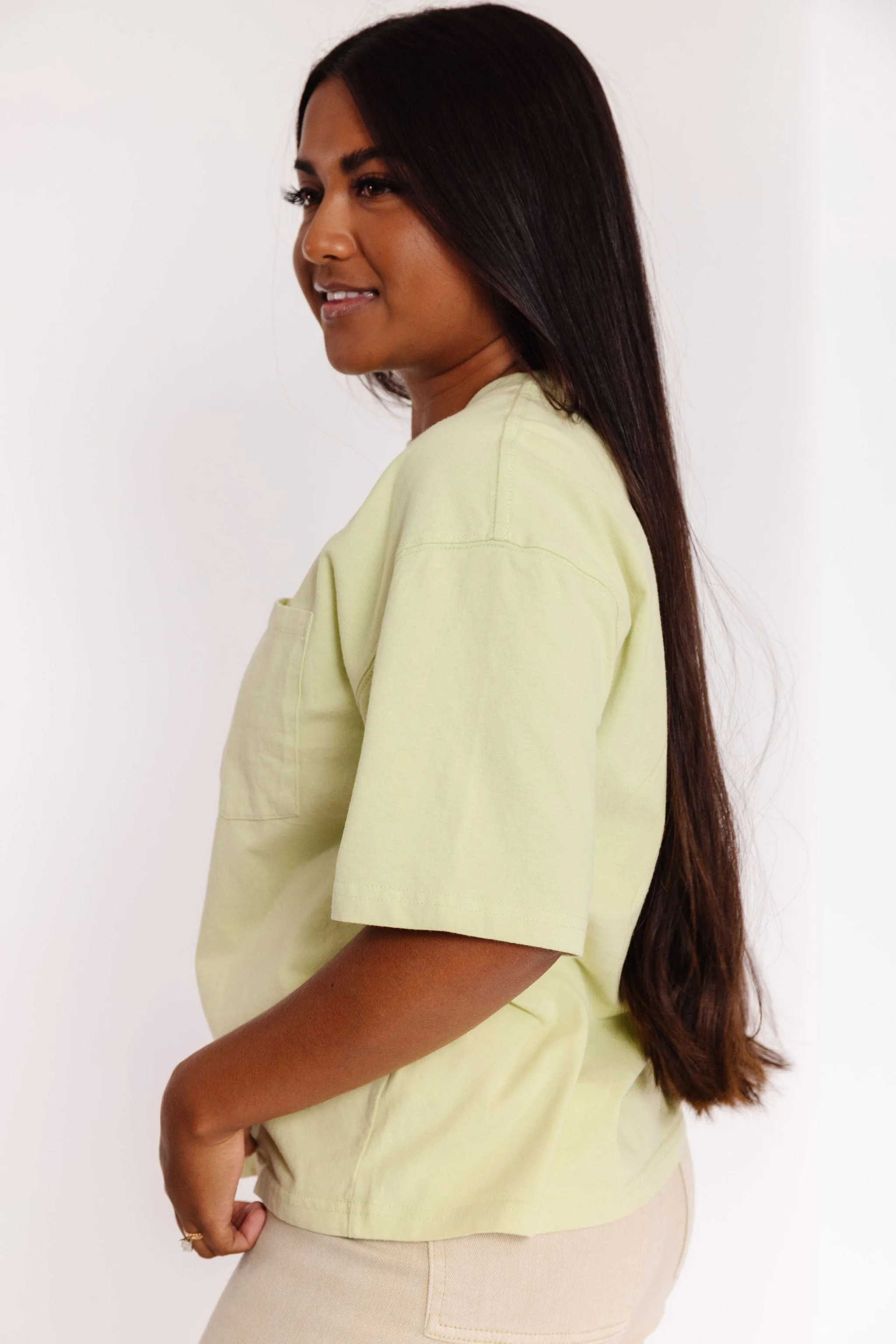 Phoebe Tee in Lime