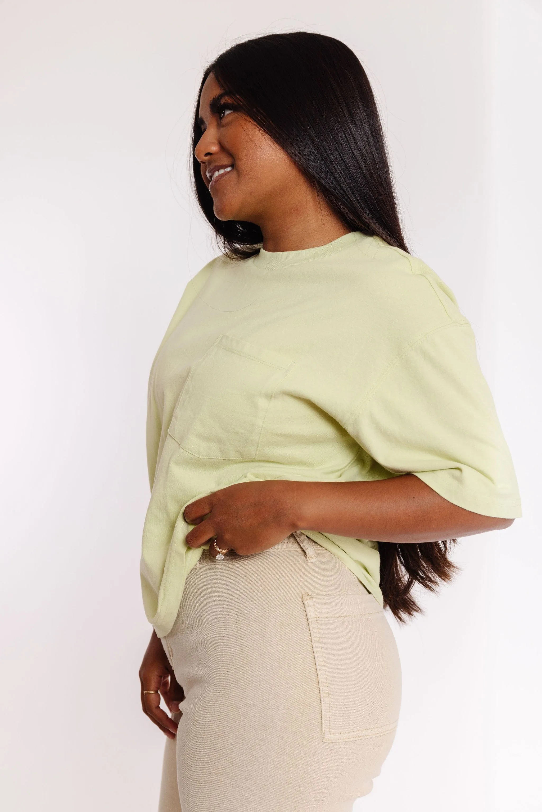 Phoebe Tee in Lime