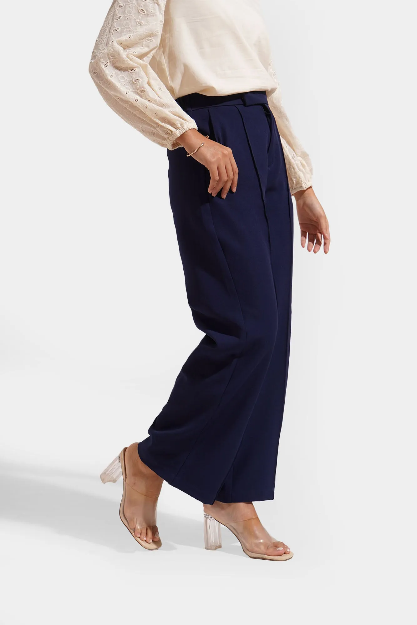 Pintuck Full Length Cozy Pants