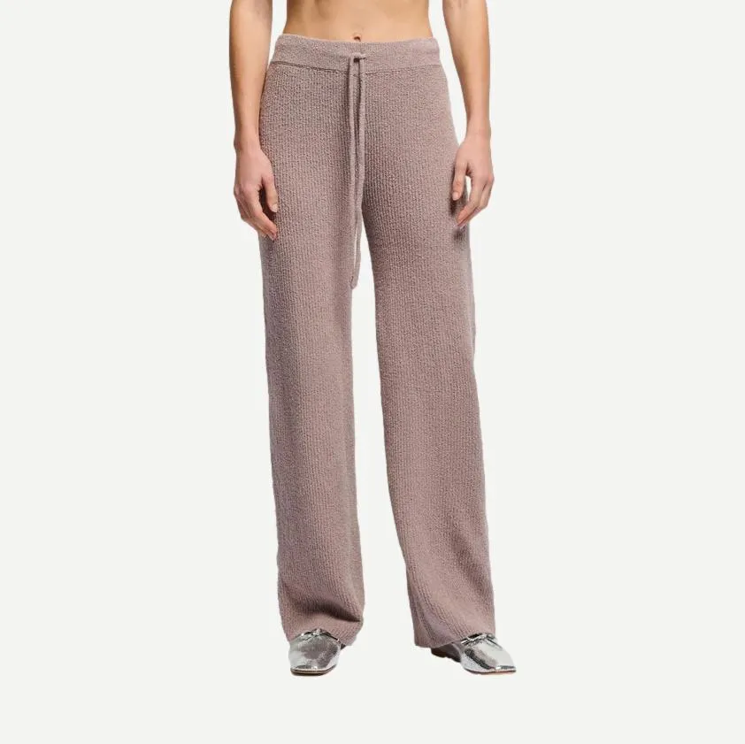 Rachelle Cozy Ribbed Pant - Whisper