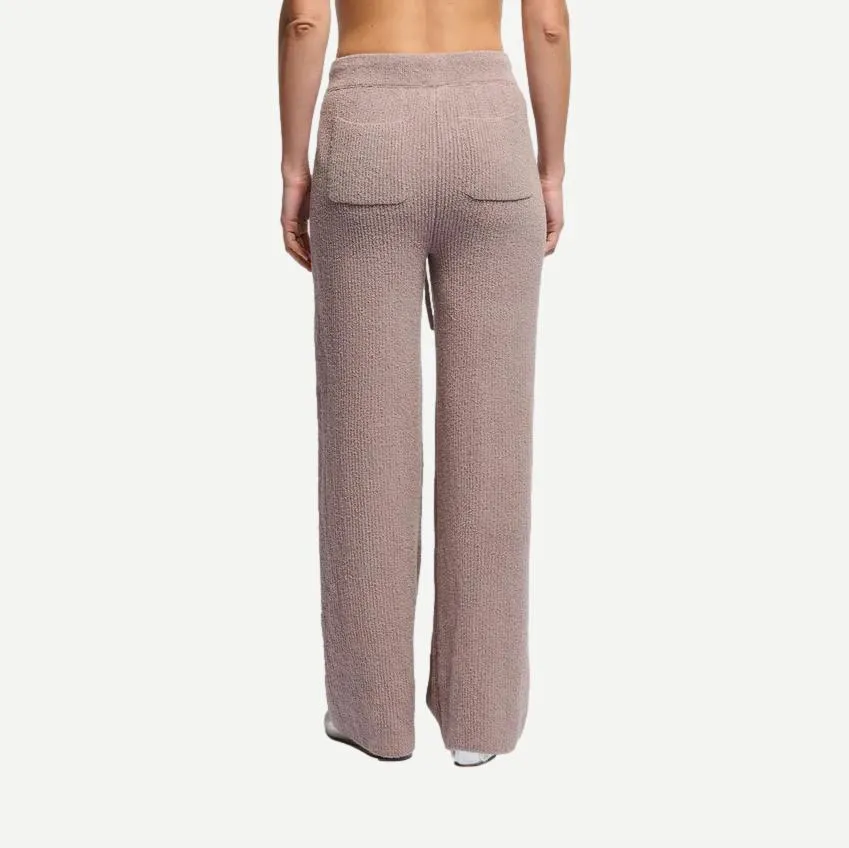 Rachelle Cozy Ribbed Pant - Whisper