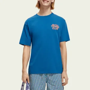 Relaxed Fit Graphic T-Shirt (Riviera Blue)