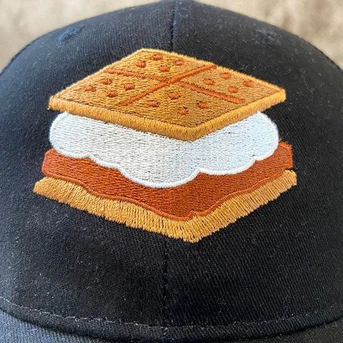 S'more Embroidered Hat