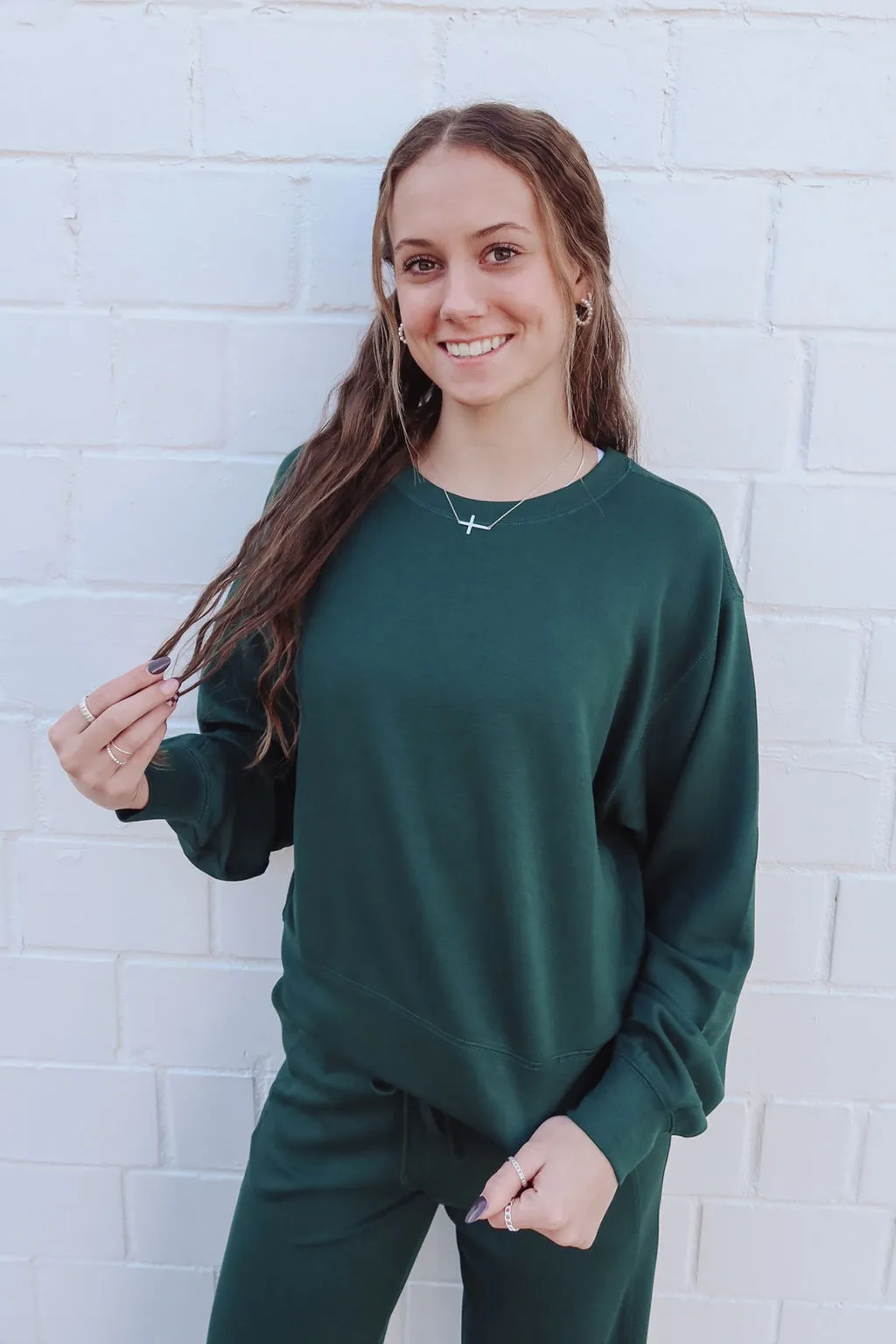 Staying Cozy Scuba Sweatshirt