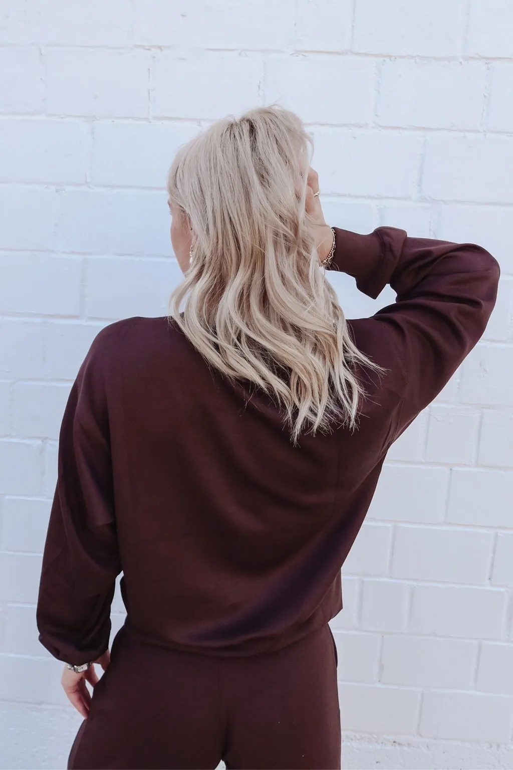 Staying Cozy Scuba Sweatshirt
