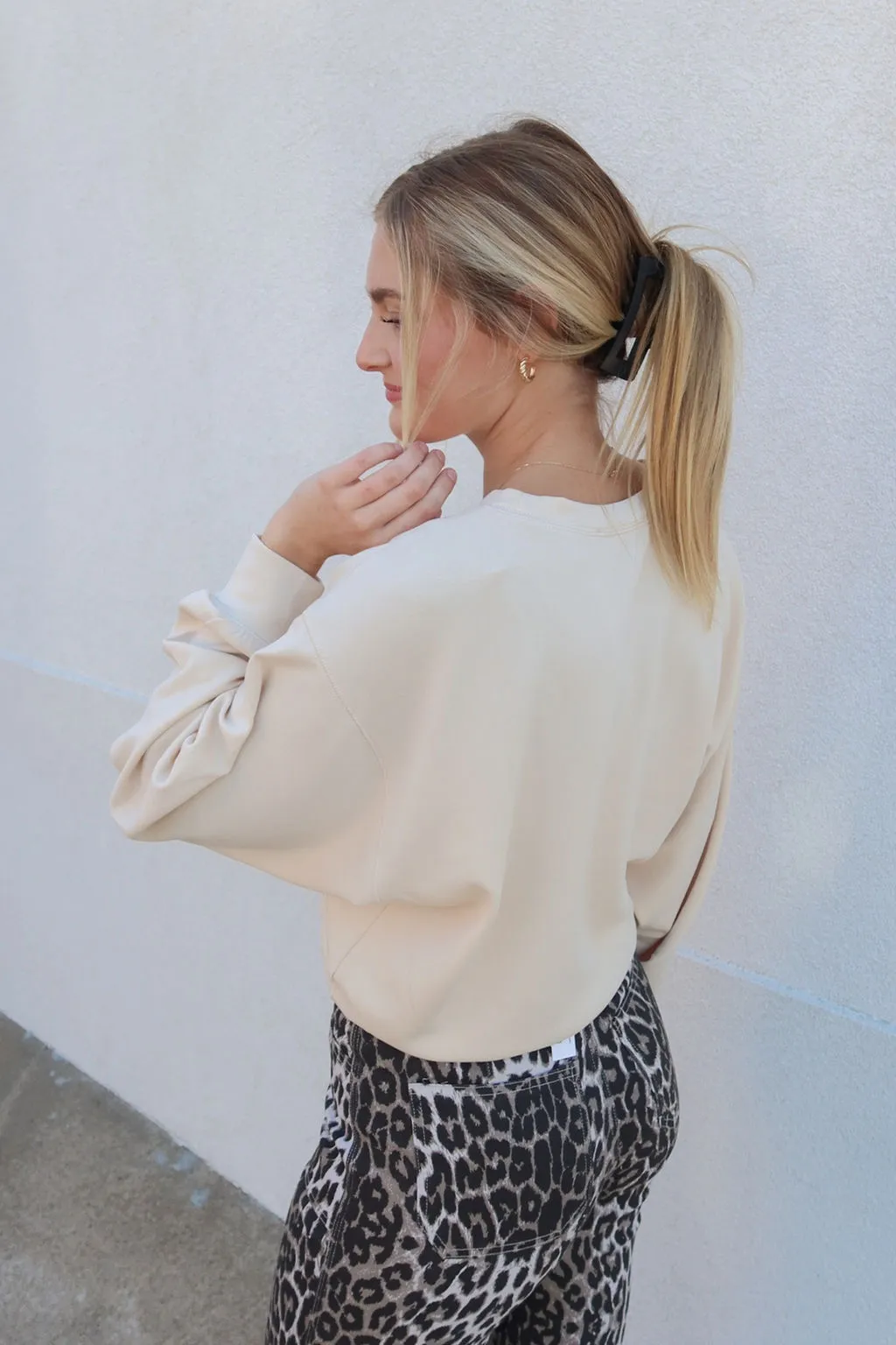 Staying Cozy Scuba Sweatshirt