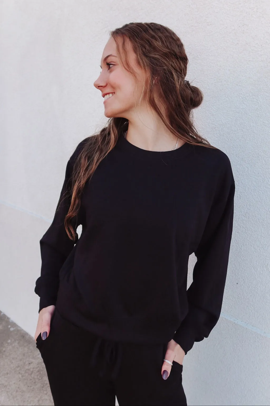Staying Cozy Scuba Sweatshirt