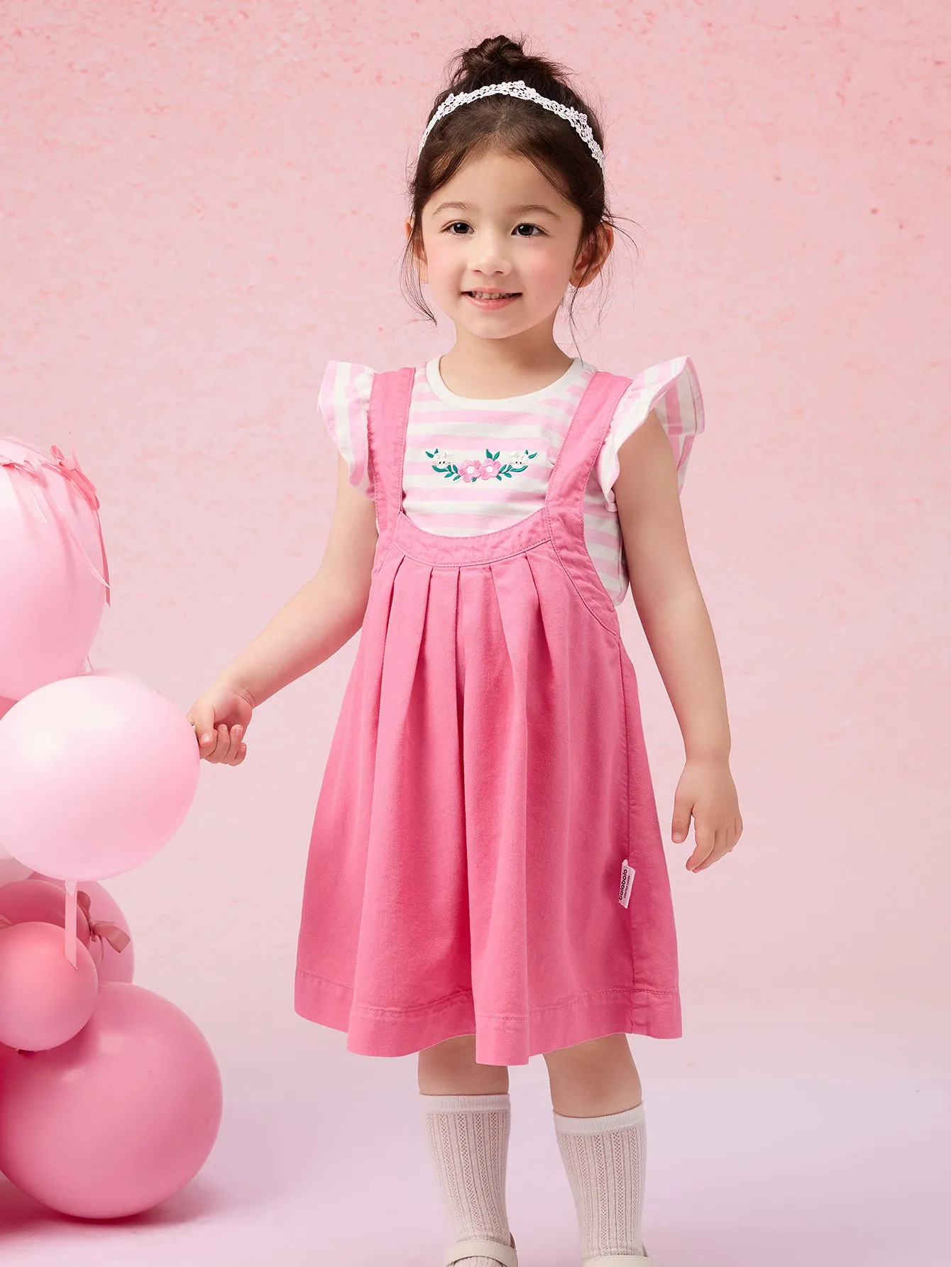 Toddler Girl Short Sleeve Suit