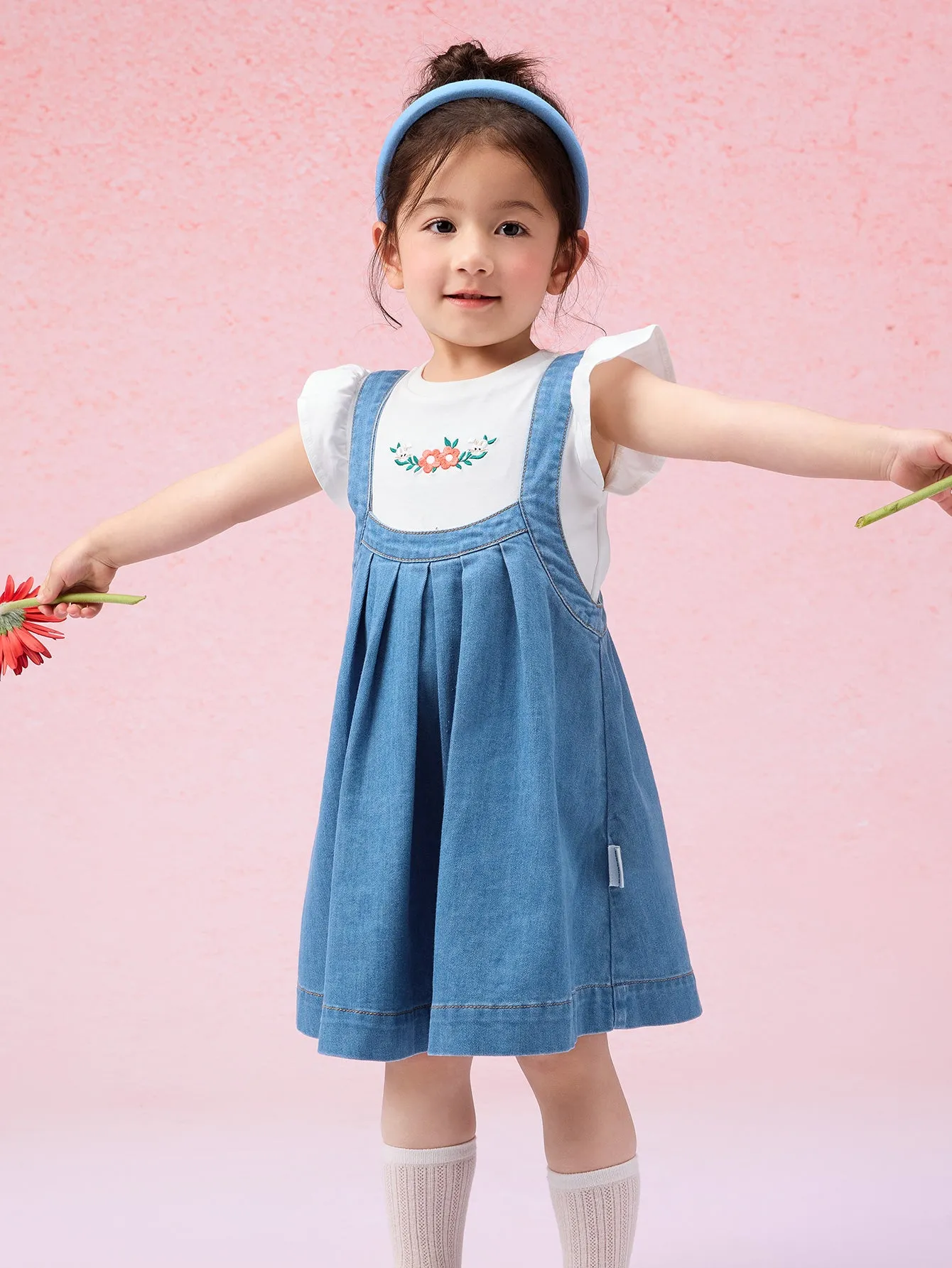 Toddler Girl Short Sleeve Suit