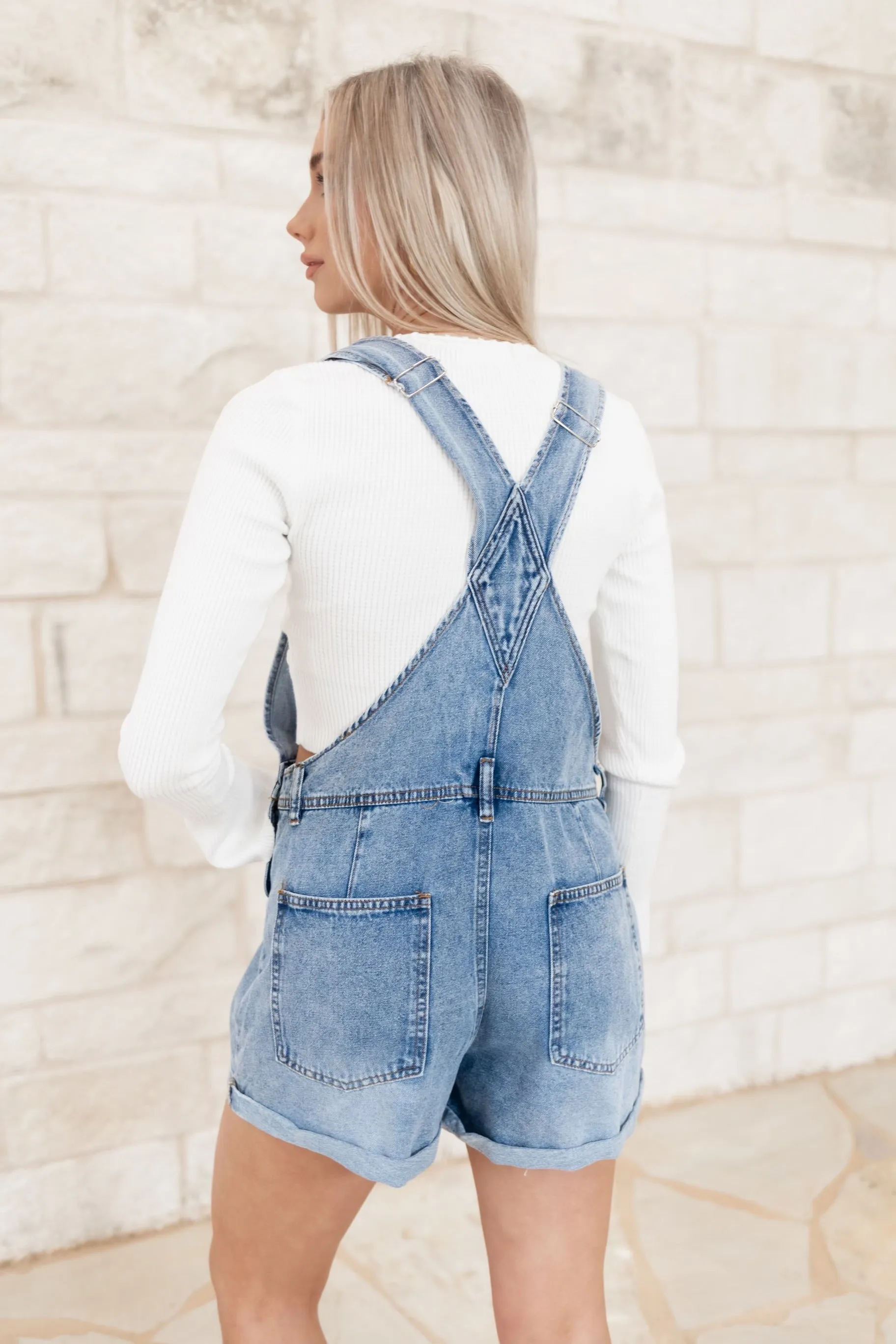 Trip With You Denim Overalls