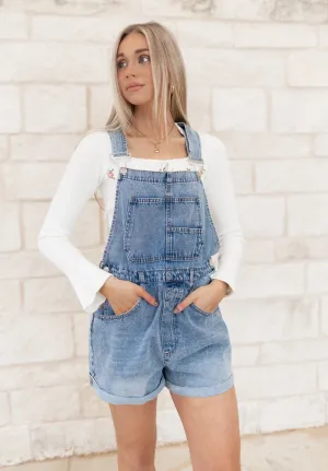 Trip With You Denim Overalls