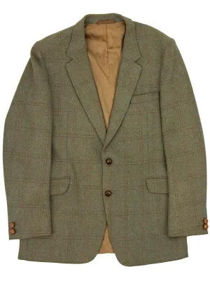 True Vintage Green Wool Check Jacket
