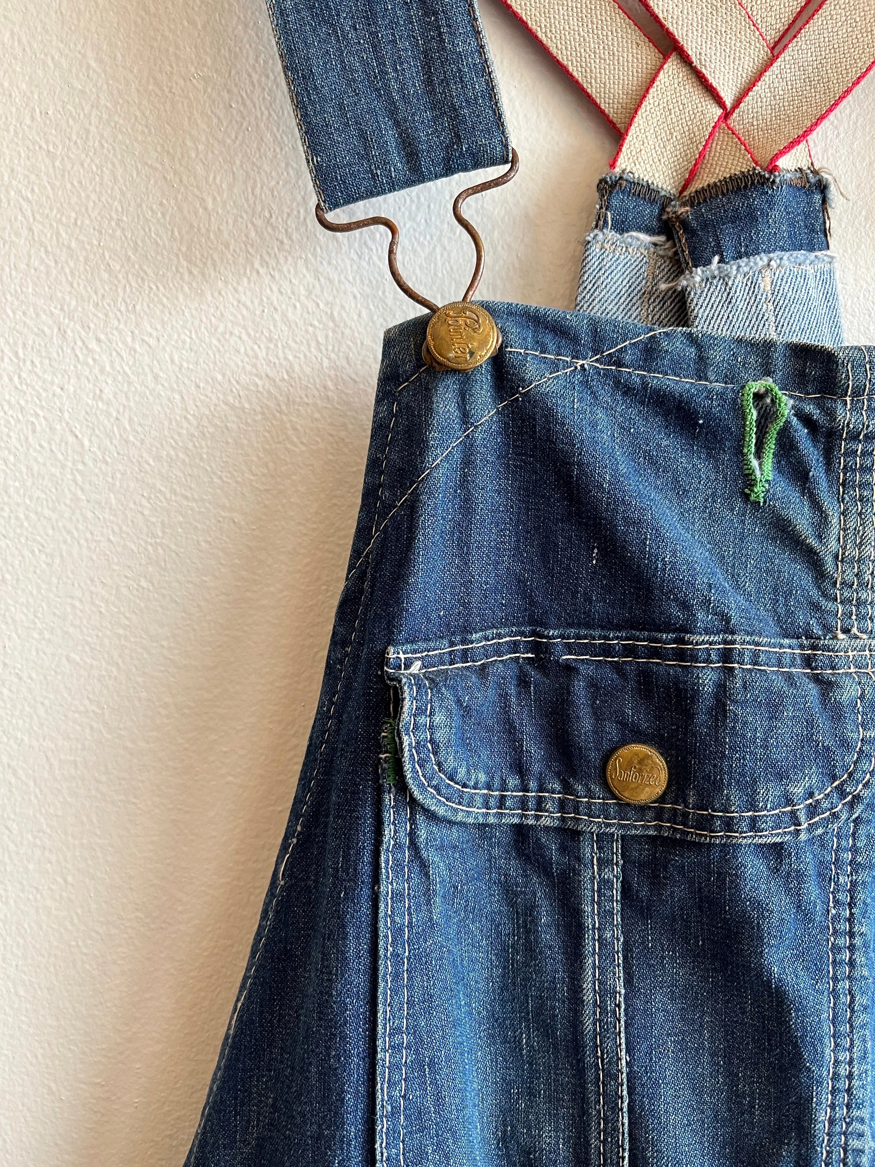 Vintage 1940s Pointer Brand Low-Back Overalls