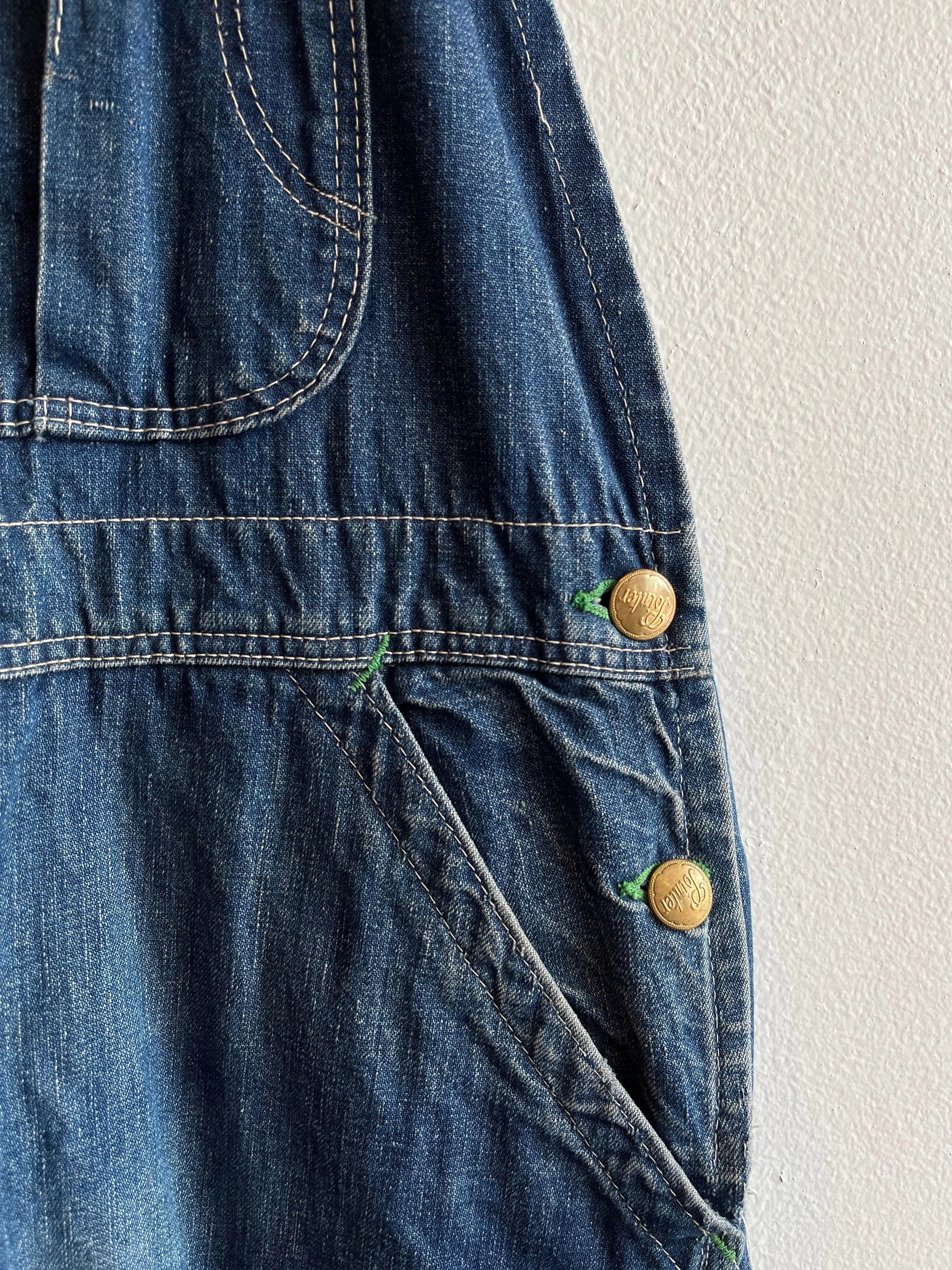 Vintage 1940s Pointer Brand Low-Back Overalls