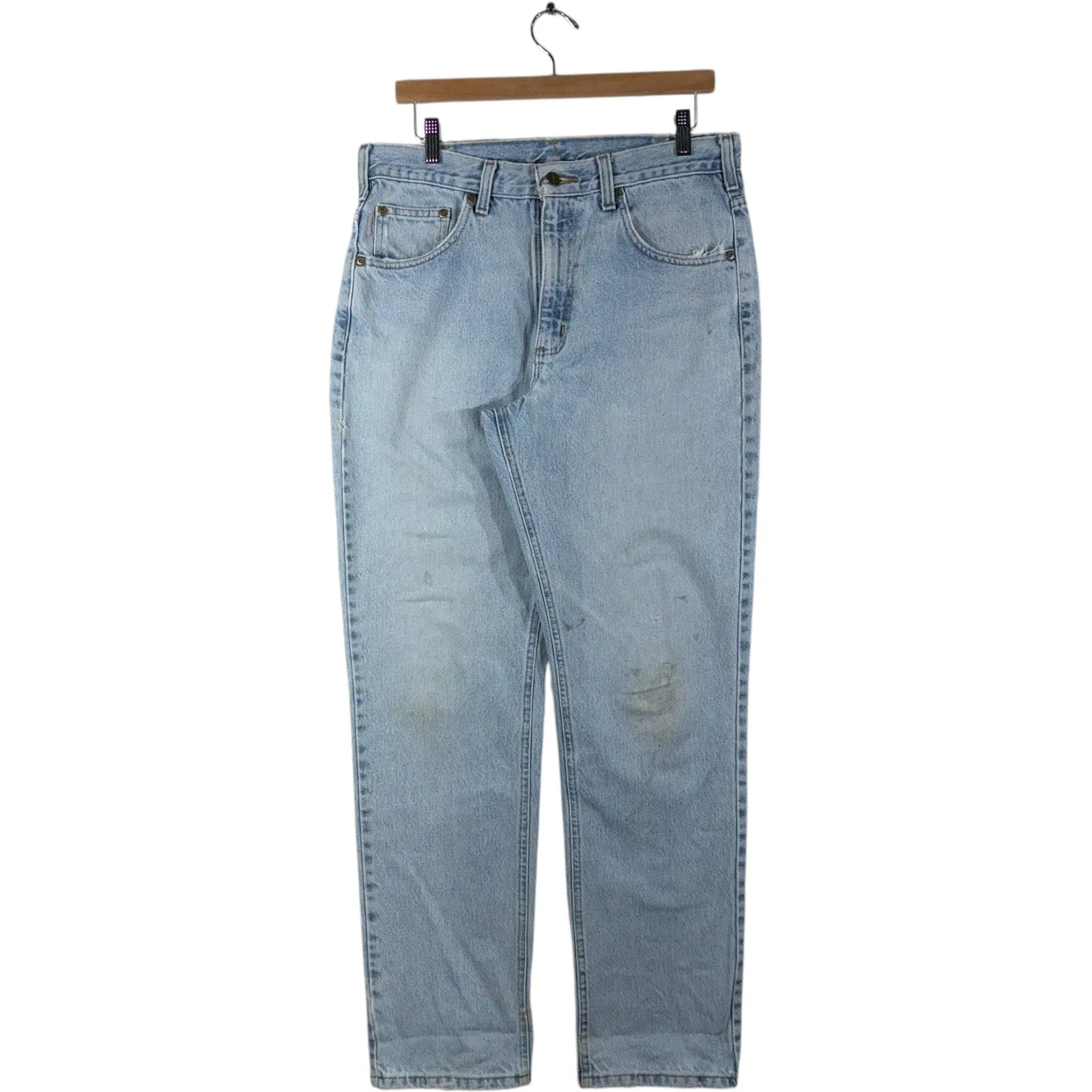 Vintage Carhartt Straight Leg Denim Jeans 34x32