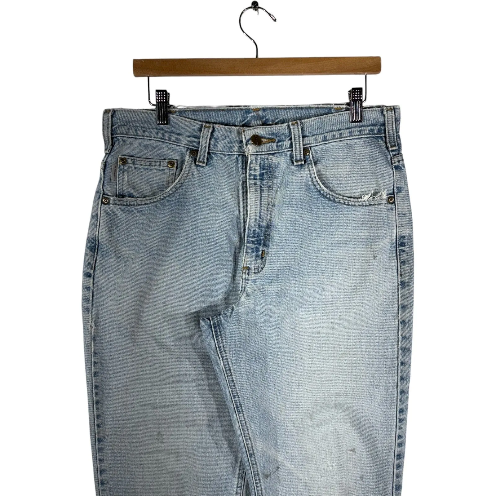 Vintage Carhartt Straight Leg Denim Jeans 34x32