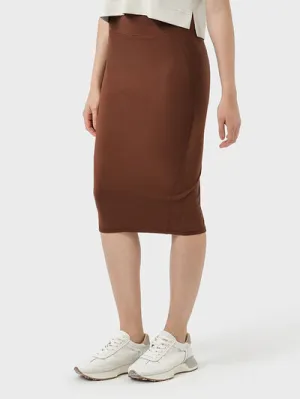 Women's Conservative Single Color Skirt