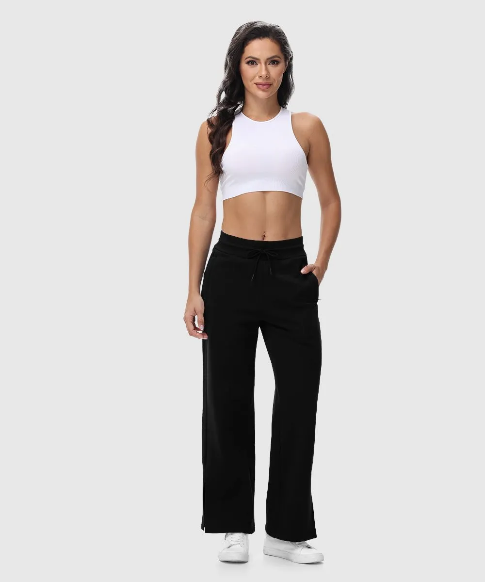 Women's Polar Fleece Straight Leg Sweatpants
