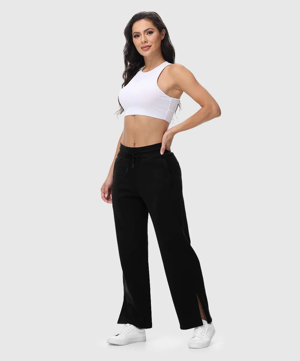 Women's Polar Fleece Straight Leg Sweatpants