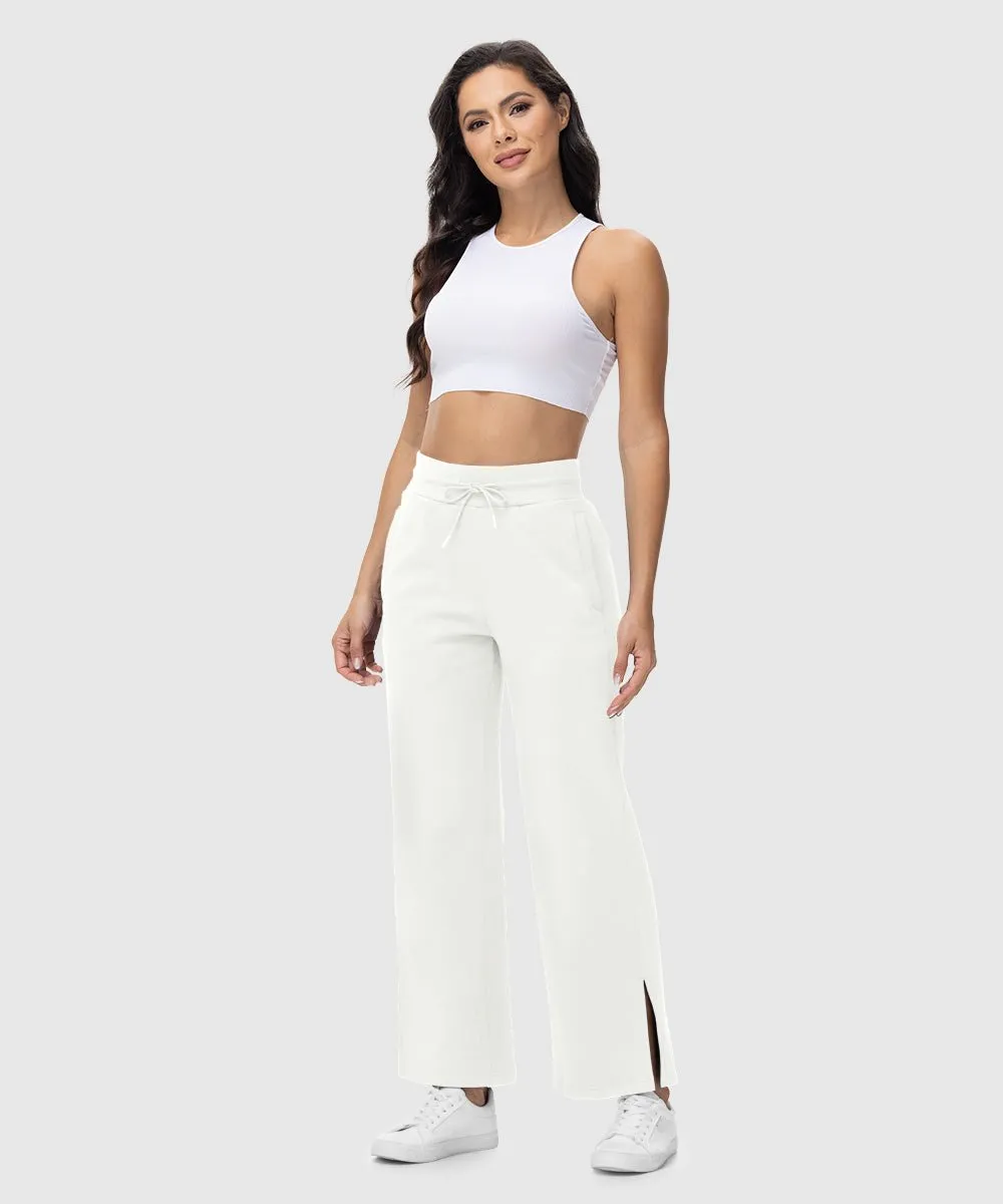 Women's Polar Fleece Straight Leg Sweatpants
