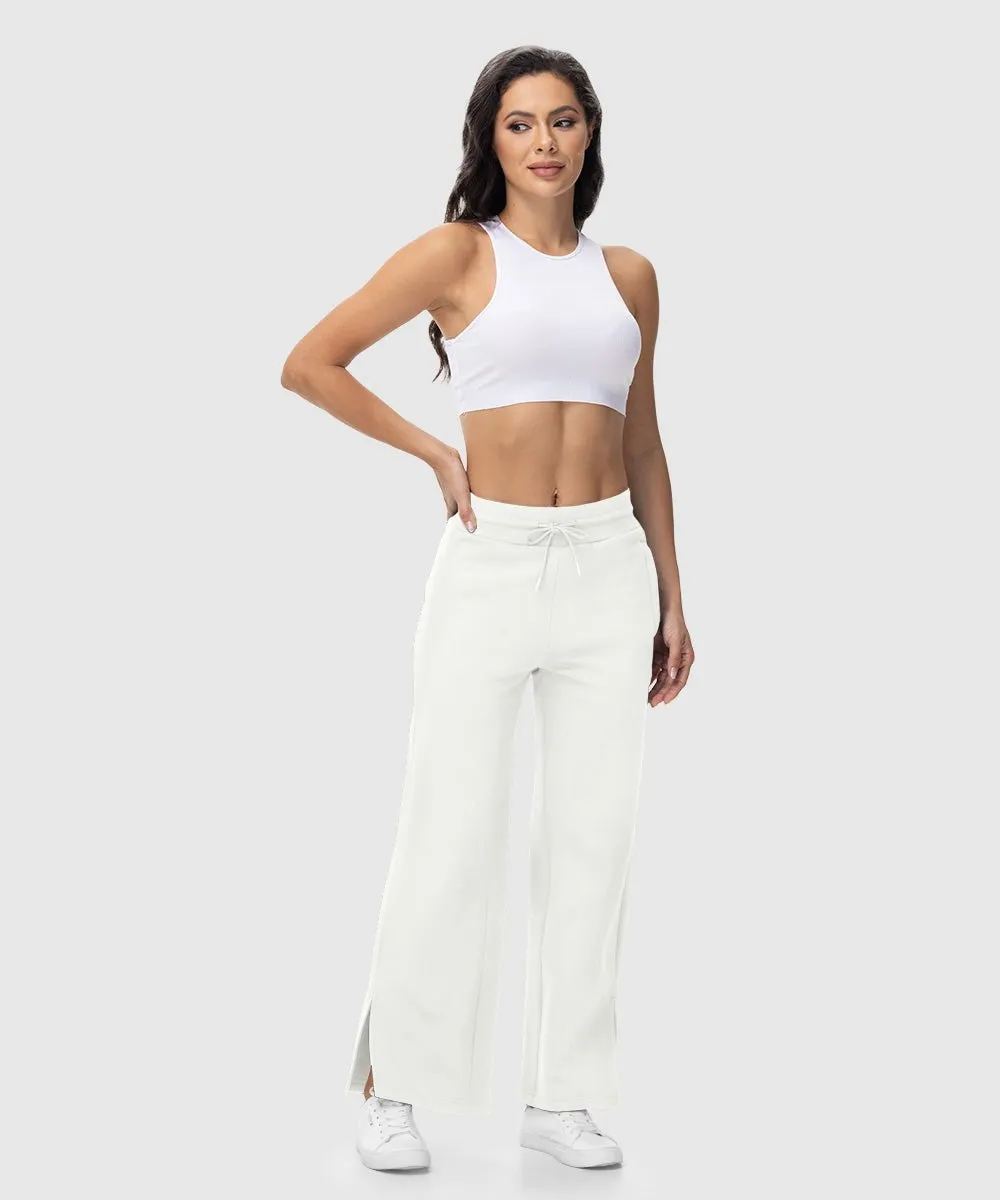 Women's Polar Fleece Straight Leg Sweatpants