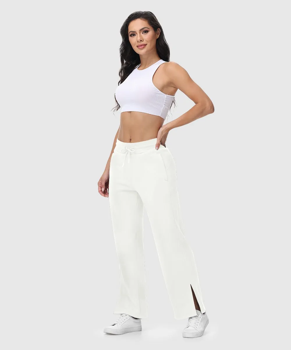 Women's Polar Fleece Straight Leg Sweatpants